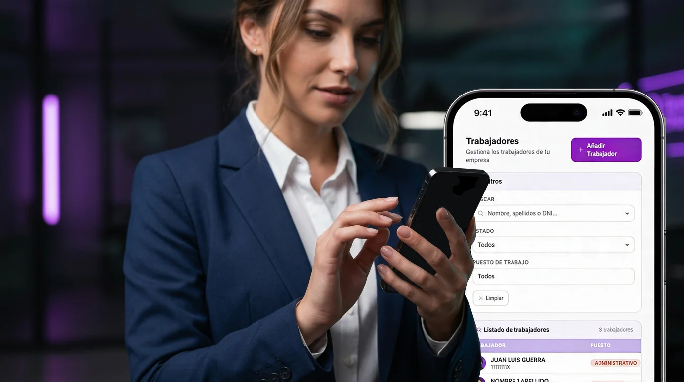 Fichaje desde el móvil con Timer Check
